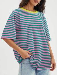 Striped (Blue & White)